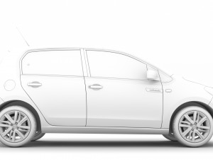 seat mii electric 5d 2020 3D Модель