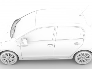 seat mii electric 5d 2020 3D Модель