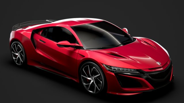 acura nsx 2020 3D-Modell .c4d .max .obj .3ds .fbx .stl .blend 