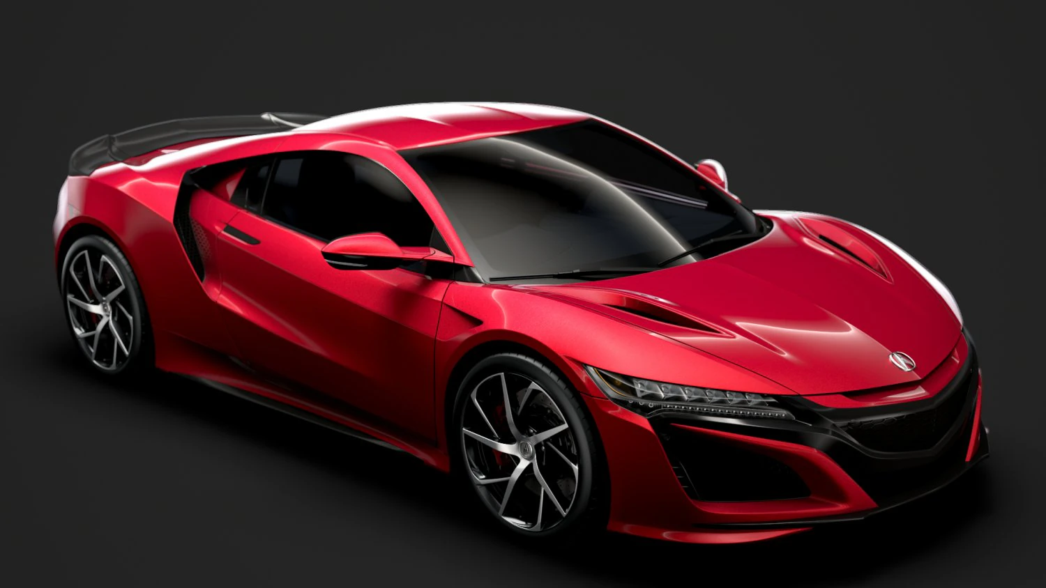 acura nsx 2020 3D Model .c4d .max .obj .3ds .fbx .stl .blend 