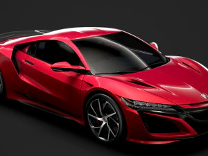 acura nsx 2020 3D Model