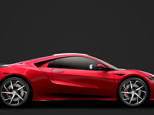acura nsx 2020 3D-Modell