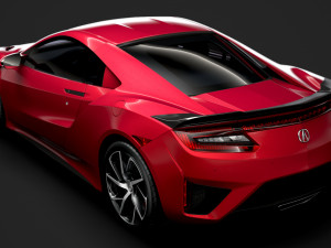 acura nsx 2020 3D-Modell