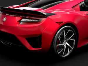 acura nsx 2020 3D-Modell