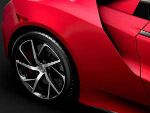 acura nsx 2020 3D-Modell