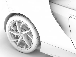 acura nsx 2020 3D Model