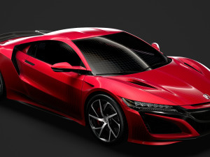 acura nsx 2020 3D-Modell