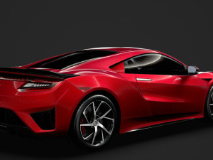 acura nsx 2020 3D-Modell