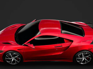acura nsx 2020 3D Model