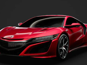 acura nsx 2020 3D Model