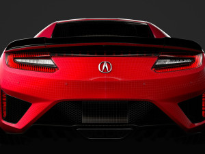 acura nsx 2020 3D-Modell
