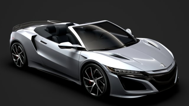 acura nsx cabrio 2020 3D Model .c4d .max .obj .3ds .fbx .stl .blend 