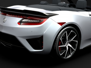 acura nsx cabrio 2020 3D Model