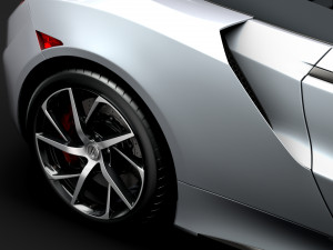 acura nsx cabrio 2020 3D Model