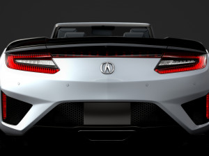 acura nsx cabrio 2020 3D Model
