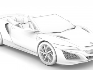 acura nsx cabrio 2020 3D Model
