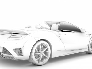 acura nsx cabrio 2020 3D Model