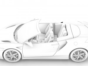 acura nsx cabrio 2020 3D Model