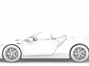 acura nsx cabrio 2020 3D Model