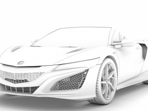 acura nsx cabrio 2020 3D Model