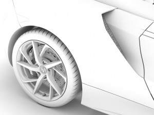 acura nsx cabrio 2020 3D Model