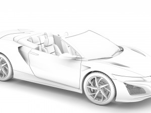 acura nsx cabrio 2020 3D Model