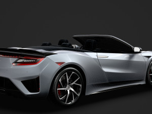 acura nsx cabrio 2020 3D Model