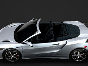 acura nsx cabrio 2020 3D Model