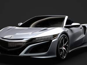 acura nsx cabrio 2020 3D Model