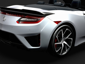 acura nsx cabrio 2020 3D Model