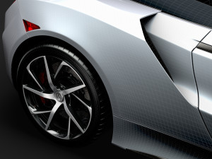 acura nsx cabrio 2020 3D Model