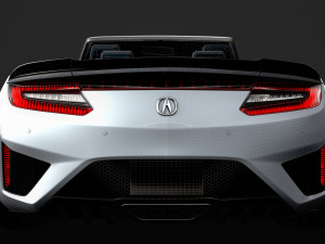 acura nsx cabrio 2020 3D Model