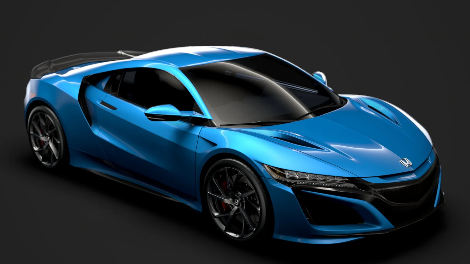 honda nsx 2020 3D Model .c4d .max .obj .3ds .fbx .stl .blend