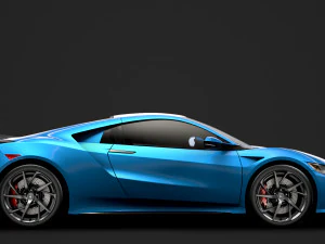 honda nsx 2020 3D Model