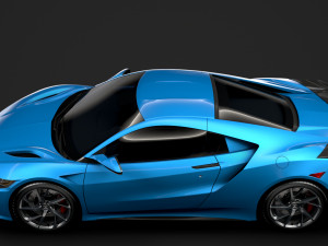 honda nsx 2020 Modelo 3D