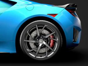 honda nsx 2020 3D Model