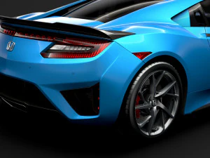 honda nsx 2020 3D Model
