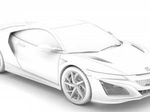 honda nsx 2020 Modelo 3D