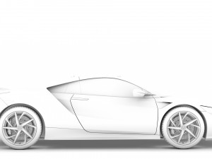 honda nsx 2020 Modelo 3D