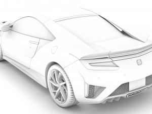 honda nsx 2020 Modelo 3D