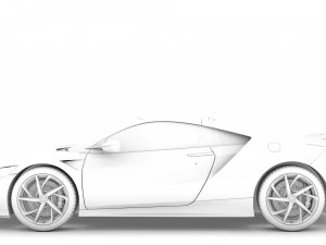 honda nsx 2020 3D Model