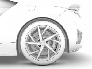 honda nsx 2020 3D Model