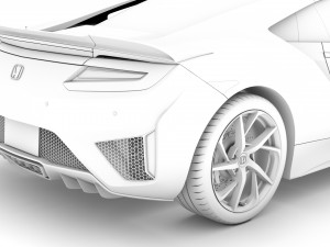 honda nsx 2020 Modelo 3D