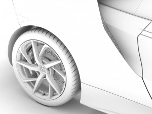 honda nsx 2020 3D Model