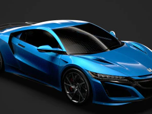 honda nsx 2020 3D Model