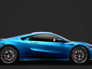 honda nsx 2020 3D Model
