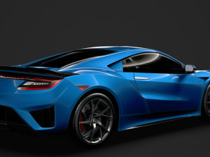 honda nsx 2020 Modelo 3D