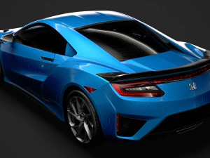honda nsx 2020 3D Model
