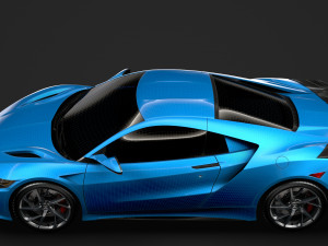 honda nsx 2020 Modelo 3D