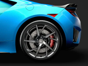 honda nsx 2020 3D Model